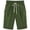 Green, variant on Bermuda Shorts for Women Summer Casual Cotton Pants Knee Length Bermuda Short Elastic Waist Drawstring Pocket Capris