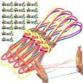thumbnail image 1 of LEEYNEER 20 Pcs String Set 90s Game  Kids Finger String Tricks Colorful Looping Strings  Fun and Learning, 1 of 5