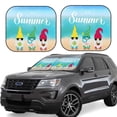 thumbnail image 1 of Wukai Hello Summer Gnome 1 Car Front Windshield Sun Shade,Sun Visor Shield Block Automotive Interior Protector Blocks UV Rays-Large, 1 of 6