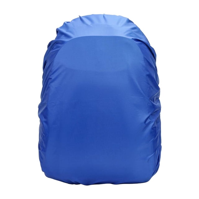 Funda impermeable para lluvia para viajes, senderismo, mochila, bolsa, paquete a prueba de polvo, 35 l Azul
