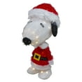 thumbnail image 3 of Northlight LED Lighted Peanuts Snoopy Santa Outdoor Christmas Decoration - 18" - Warm White, 3 of 5