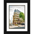 thumbnail image 1 of Murdock, Ramona 11x14 Black Ornate Wood Framed with Double Matting Museum Art Print Titled - Paris Corner, 1 of 4
