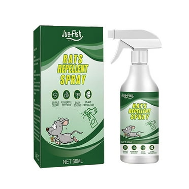 Mouse Repellent Peppermint Oil Spray Plant-based Formula Rodent Repellent 60ml -