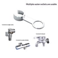 thumbnail image 5 of 2 Pack Faucet Lock for Kitchen Sink, 1-1.125 Inch Stainless Steel Child Safety Pet Proof Sink Handle Protector, Tool-Free Easy Install, Prevents Accidental Water Activation(wwx), 5 of 6
