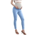 thumbnail image 4 of Bixock Maternity Jeans High Waist Over The Belly Stretchy Maternity Leggings Breathable Pregnancy Pants Soft Active Casual Maternity Clothings, 4 of 6