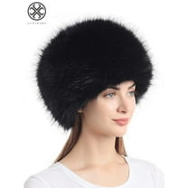 Luxtrada Thick Fluffy Russian Cap Faux Fur Headband Hat Winter Earwarmer Ski Hats