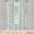 thumbnail image 3 of Ambesonne Garden Curtains, Olive Branches, Pair of 28"x95", Almond Green Green, 3 of 5