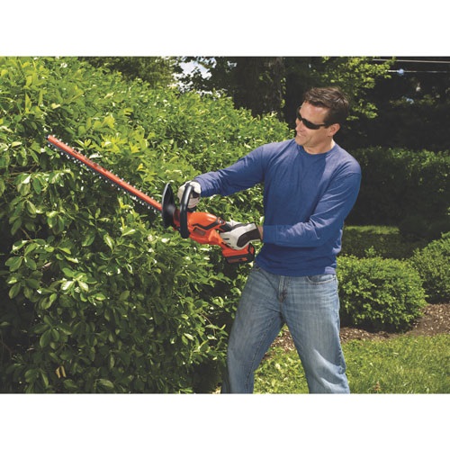 BLACK+DECKER LHT2436 40V MAX* Lithium-Ion 24" Cordless Hedge Trimmer, Battery and Charger Included - image 5 of 6