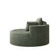 thumbnail image 5 of Miekor Furniture 50" L Corduroy Sponge single sofa,No Assembly Required,Fluffy Modern Sleeper Chair for Living room, Bedroom, Lounge and Projection Room(Not a swivel chair.) MK9654, 5 of 12