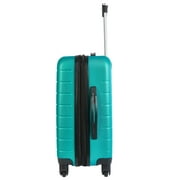 Wrangler 2-Piece Expandable Hard Side Carry-on Luggage Set, Teal