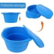 thumbnail image 2 of Round Ice Cube Mold: Extra Large Round Ice Cube Mould with Lid 8lbs - Reusable Silicone Mold for Cold Plunge Parties Coolers Easy Release & Foldable, 2 of 3