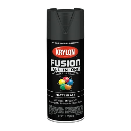 Krylon® Fusion All-In-One™ Matte Black, 12-Oz 