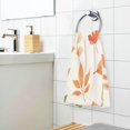 thumbnail image 3 of Yayeee 100% Cotton Hand Towels for Bathroom 16" x 28" Soft Absorbent Kitchen Towel, Beige Autumn Leaves, 3 of 7