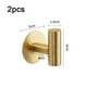 thumbnail image 2 of Gancho individual para baño con gancho sin agujeros de acero inoxidable, 2 of 5