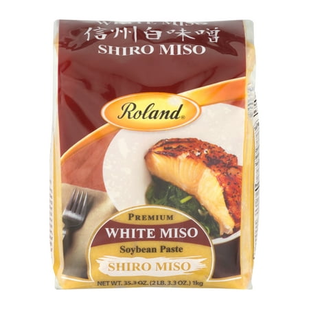 Roland Premium White Miso Soybean Paste, 35.3 oz (Best Miso Paste Brand)