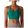 thumbnail image 2 of Sports Bras for Women Racerback Lightweight Breathable Running Bra Crop Tank Tops Longline Workout Gym Yoga Bra, 2 of 6