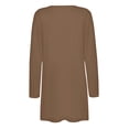 thumbnail image 5 of Fall Cardigans for Women 2025 Lightweight Long Sleeve Open Front Casual Long Cardigan with Pockets Outerwear, 5 of 6