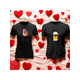 thumbnail image 1 of Playera Duo Parejas Con Impresion De La Pareja Perfecta Con Cerveza 14 De Febrero San Valentin Color Negro Talla Grande Marca Emil SaEs, 1 of 4