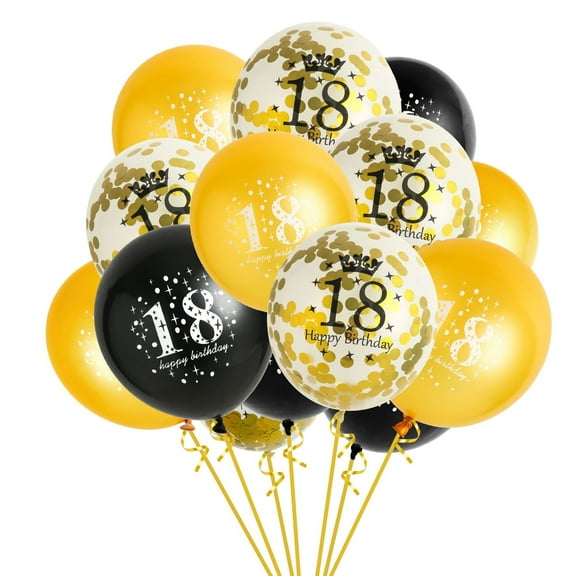 Craft 3 4 18 21 years old balloon set combination adult birthday party decoration balloon - style：18 years old；