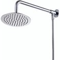 thumbnail image 1 of Cabezal de ducha redondo de lluvia montado en la pared de 30 cm con brazo de ducha, manguera de ducha de acero inoxidable con acabado cromado oso de fresa Electrónica, 1 of 5