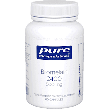 UPC 766298003405 product image for Pure Encapsulations, Bromelain 2400 500 mg 60 vcaps | upcitemdb.com