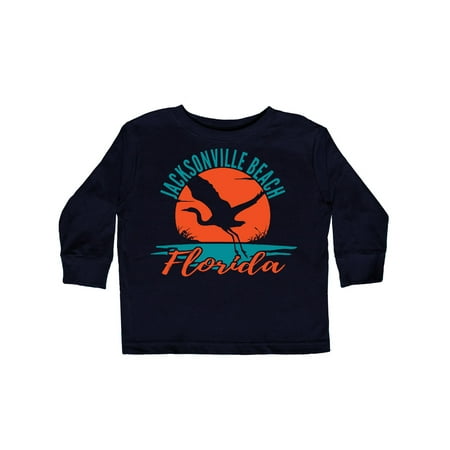 

Inktastic Jacksonville Beach Florida Vacation Trip Gift Toddler Boy or Toddler Girl Long Sleeve T-Shirt