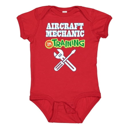 

Inktastic Aircraft Mechanic in Training Future Occupation Gift Baby Boy or Baby Girl Bodysuit