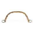 thumbnail image 4 of DIY Real Bamboo Wooden Purse Bag Handle Handbag Replacement , Bronze Buckle, as described, 4 of 8