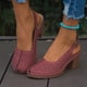 thumbnail image 1 of MKLEKYY Sandalias para Playa de Verano para Mujer, Con Hebilla Sólida, Informales, Con Punta Abierta, Tacones Cuadrados, Cómodas Sandalias de Playa 251, 1 of 4