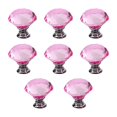 thumbnail image 1 of 8pcs Crystal Knobs For Furniture Easy-to-install Wide Range Of Applications Kitchen Cabinet Handle, 1 of 6