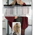 thumbnail image 3 of Cuteduck Women's Sherpa Jacket Warm Winter Casual Plush Lamb Coat S-2XL, 3 of 7