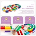 thumbnail image 3 of 36/82pcs Building Block Track 2 Speeds DIY Race Car Track for Improving Fine Motor Skills Race Track Building Block Track, 3 of 7
