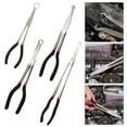 thumbnail image 3 of 11-Inch Automotive Electrical Disconnect Pliers - 6mm Small O-Type Mouth, Fuel Line Hose Clip Removal Tool, 3 of 3