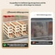 thumbnail image 2 of Dispensador de huevos para refrigerador, con ruedas automáticas, soporte para huevos, estante de almacenamiento de 3 niveles, nuevo [hsss], gris, 2 of 5