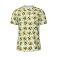 thumbnail image 5 of Wukai Avocado Doing Sport Print Men's Short-Sleeved Mesh T-Shirt,Quick-Dry Short Sleeve Workout T-Shirt-3X-Large, 5 of 8