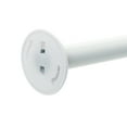Mainstays PermanentMount Straight Steel Shower Curtain Rod, Adjustable