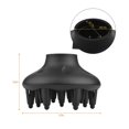thumbnail image 5 of Universal Hair Dryer Diffuser for Curly Wavy Hair Blow Dryer Attachment for 1.77in Dryer Nozzle Dry Hair Much Evenly, Black, 5 of 5