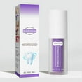 thumbnail image 3 of FSTDelivery Purple Whitening Toothpaste for Teeth, Stain Removal Tooth Colour Corrector Teeth, Tooth Purification and Care Toothpaste, Fresh Breath, Daily Use, Flouride Free, Clearance 30ml, 3 of 9