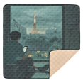 thumbnail image 6 of WOBOGO Rainy Scene Outside The Window Baby Playmats Extra Large Waterproof Rollable Activity Pads for Toddlers 50×50inch, 6 of 7