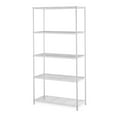 Hyper Tough Steel 5Tier Storage Shelf Unit 72"H x 36"W x 16"D, 1750lb