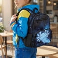 thumbnail image 2 of Pzuqiu Galaxy Axolotl Print 13.5 Inch Kids Backpack Water-resistant Breathable Lightweight Daypack for Preschool Kindergarten Boys Girls with Adjustable Straps Side Pockets, 2 of 7