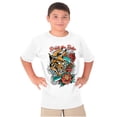thumbnail image 3 of Break the Rules Japanese Mask Tattoo Crewneck T Shirts Boy Girl Teen Brisco Brands L, 3 of 6