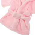 thumbnail image 2 of 1 Set Of Newborn Photography Prop Lovely Small Bathrobe For Baby Toddlers Bath Towel Outfit Supple Coral Fleece Bath Towel For Baby Girl With Accessor, 2 of 3