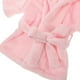 thumbnail image 2 of 1 Set Of Newborn Photography Prop Lovely Small Bathrobe For Baby Toddlers Bath Towel Outfit Supple Coral Fleece Bath Towel For Baby Girl With Accessor, 2 of 3