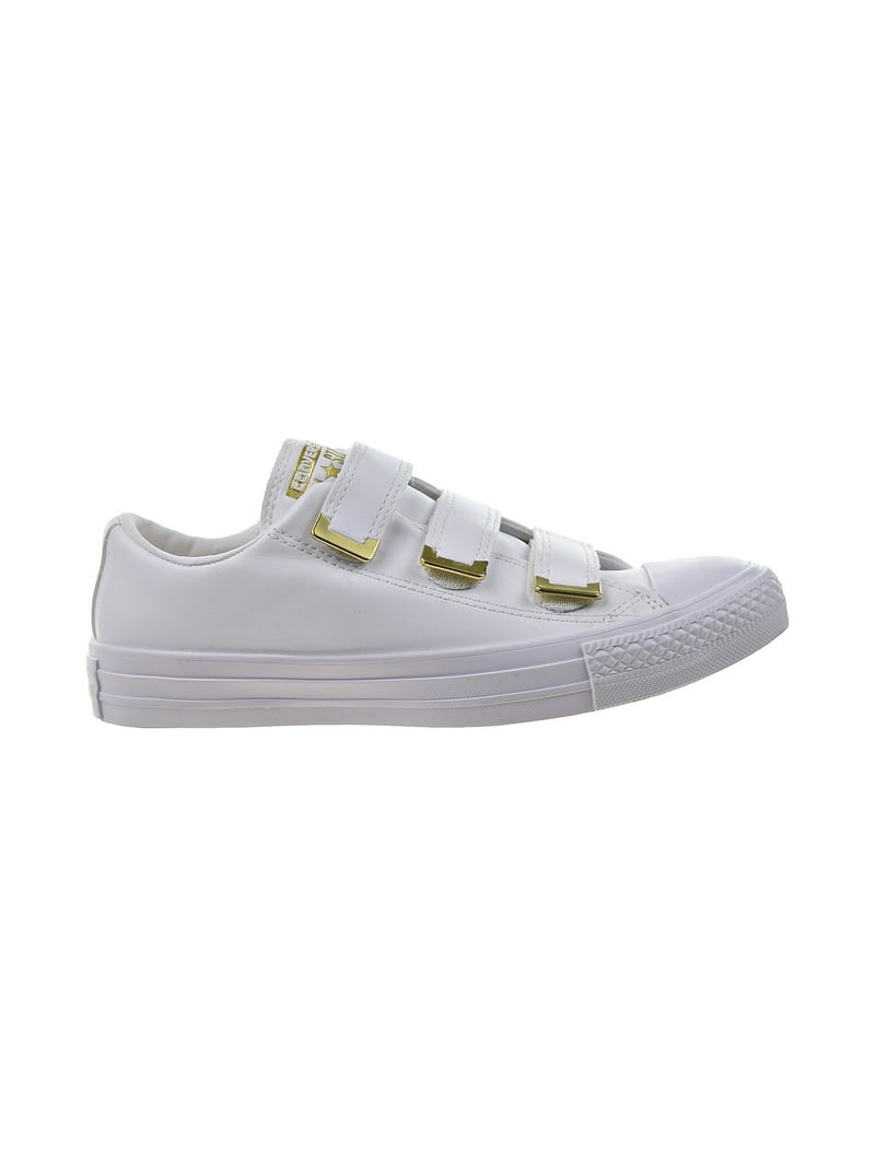 Converse Taylor Star 3v Ox Low Top Straps Leather Shoes White 559905c - Walmart.com