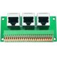 thumbnail image 2 of RJ45 Female Breakout Board,Solderless RJ45 to 8Pin Quick Spring Terminal,Three Ways RJ45 Female Conn, 2 of 5