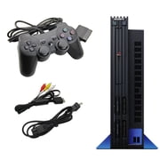 Restored Sony PlayStation 2 PS2 Fat Video Game Console, 1 GB, Black