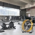 thumbnail image 3 of VINGLI 30 Inch High Velocity Drum Fan, 13000CFM Industrial Metal Floor Fan with Handle, Heavy Duty, 3-Speed, 360° Tilt, Air Circulator for Shop, Garage, Gym, Barn, Commercial, UL , Yellow, 3 of 14