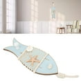 thumbnail image 4 of Wood Fish Hanging Decor, Nautical Fish Decor Natural Pinewood Antique Simple Nautical Style  For Bar, 4 of 8