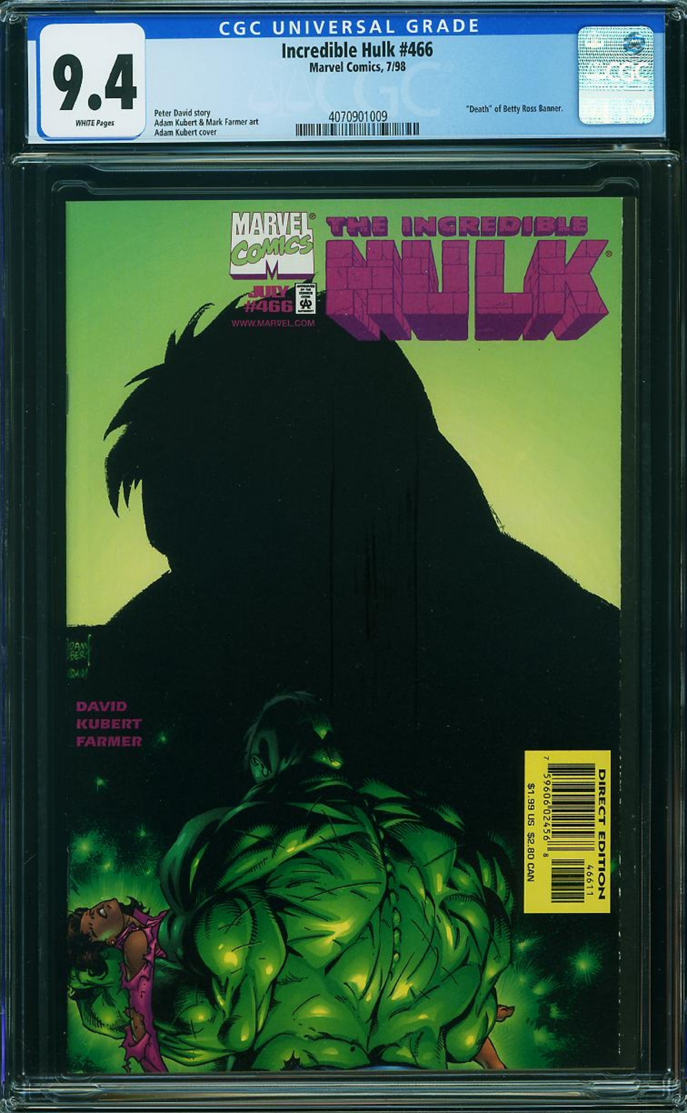 Cover of The Incredible Hulk #466